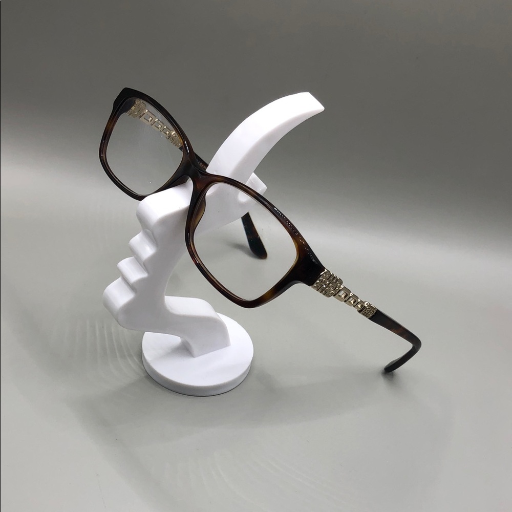 BVLGARI 4061 Brown Tortoise Rectangle Eyeglasses Glasses Frames 52-16-140 FLAW